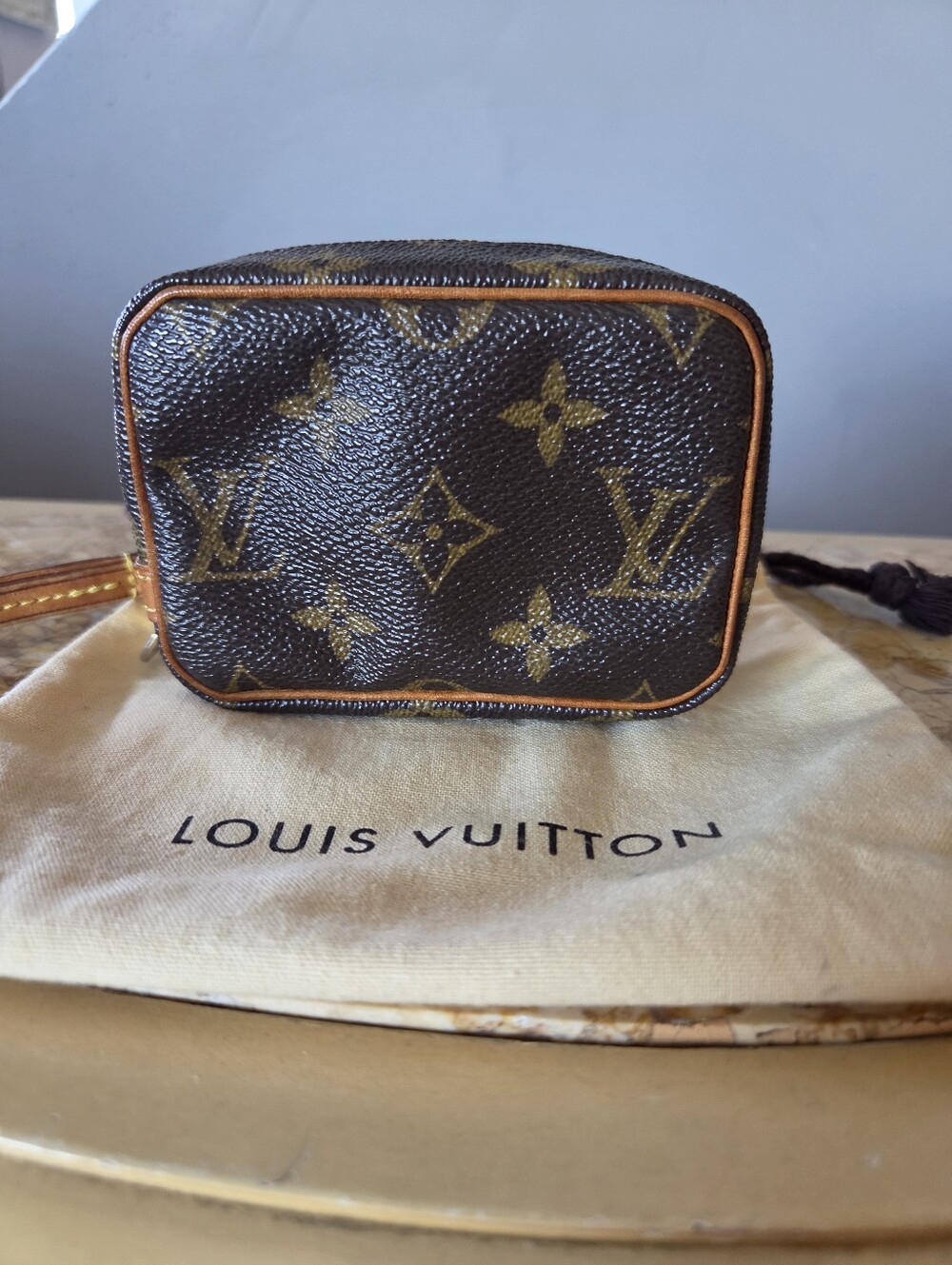 Louis Vuitton Monogram Wapity Mini Wristlet